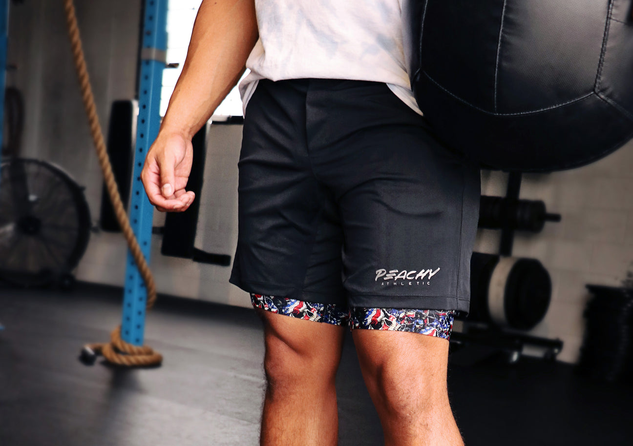 Peachy Kinesis Compression Liner Shorts