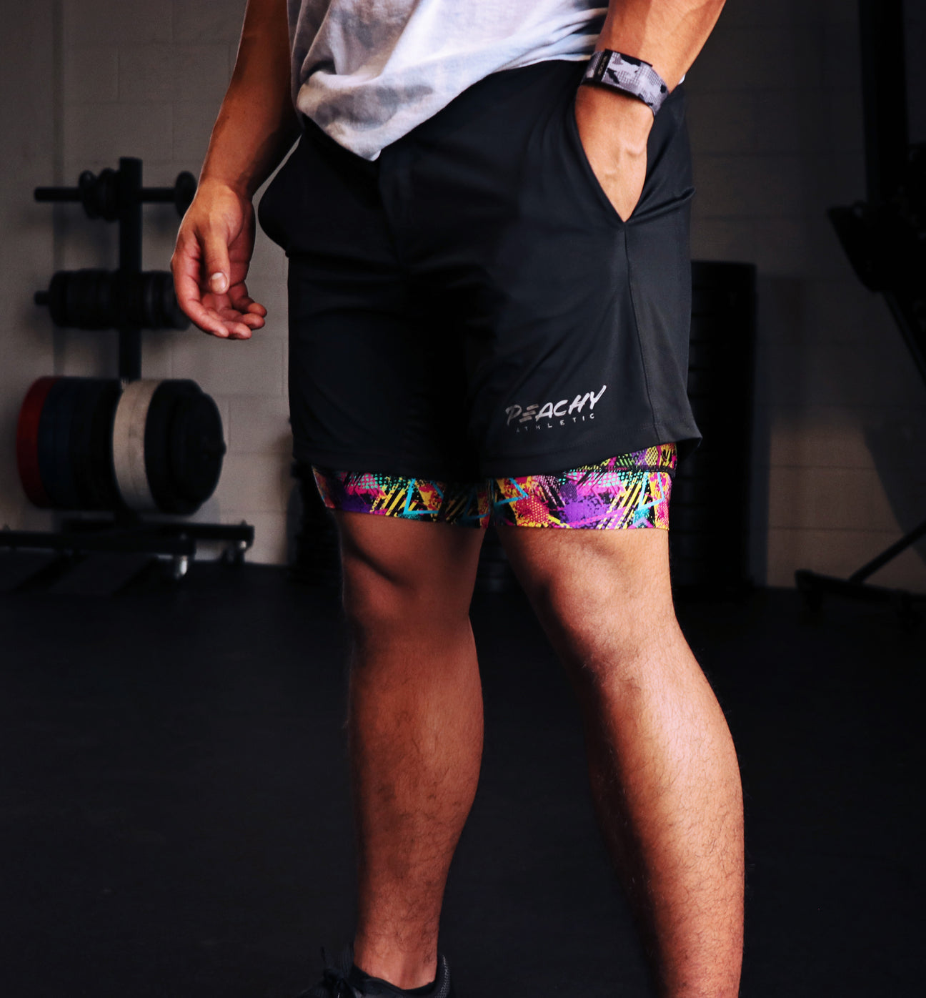 Peachy Kinesis Compression Liner Shorts