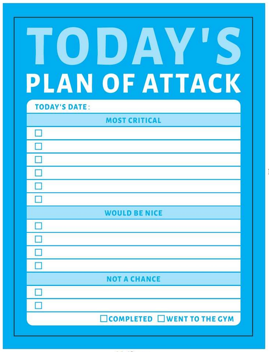 Plan of Attack Notepad